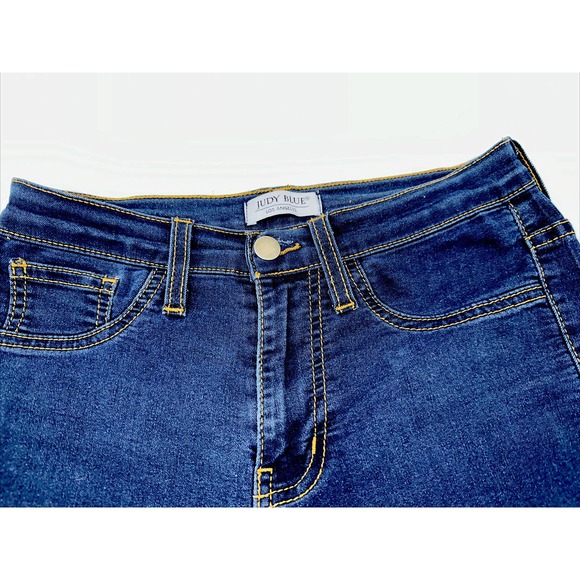 Judy Blue Jeans Womens 3/26 Stretch Denim Slim/skinny Leg Dark Wash - Picture 3 of 7